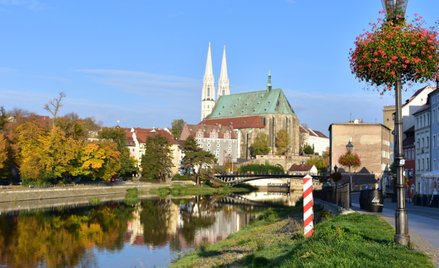 Polsko - niemiecka granica w Zgorzelcu