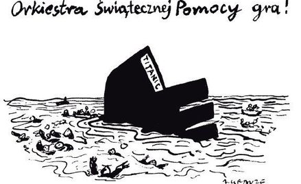 Komentarz rysunkowy. Orkiestra Świątecznej Pomocy gra!