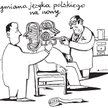 Komentarz rysunkowy. Wymiana języka polskiego