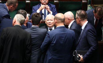 Jarosław Kaczyński w Sejmie