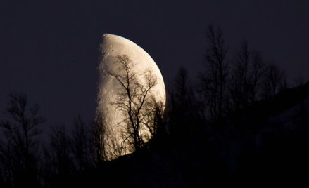 Nocą, gdy ciemności nie rozprasza sztuczne światło, na niebie widać więcej
