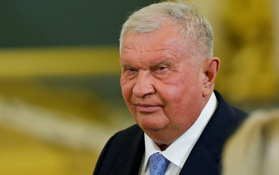 Prezes koncernu naftowego Rosnieft Igor Sieczin