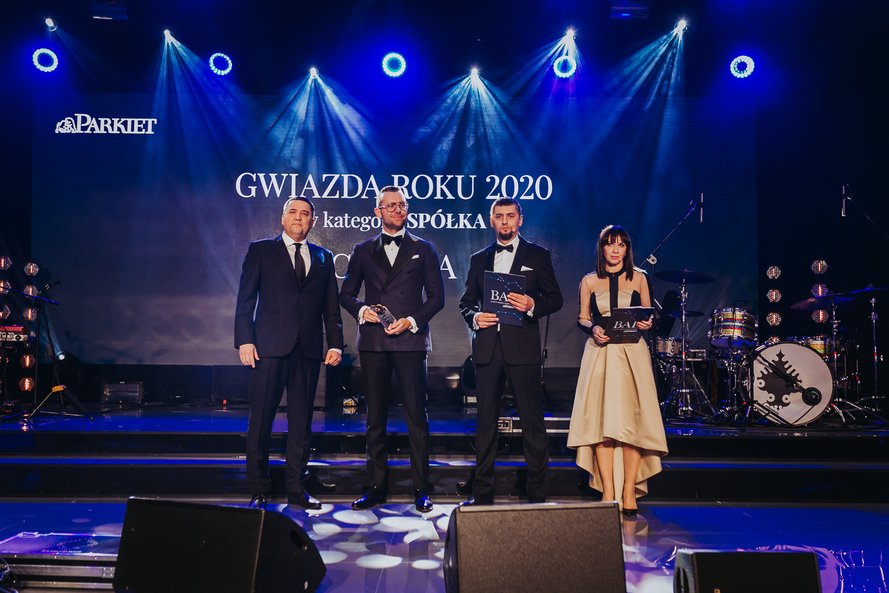 Jarosław Machocki, członek zarządu Gremi Media, Dawid Jakubowicz, prezes Ciechu, Andrzej Stec, redak