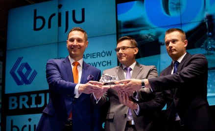 Jarosław Piotrowski, wiceprezes, Przemysław Piotrowski, prezes, i Tomasz Piotrowski, wiceprezes Brij