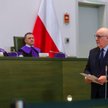 Przewodniczący Państwowej Komisji Wyborczej sędzia Sylwester Marciniak podczas posiedzenia Sądu Najw