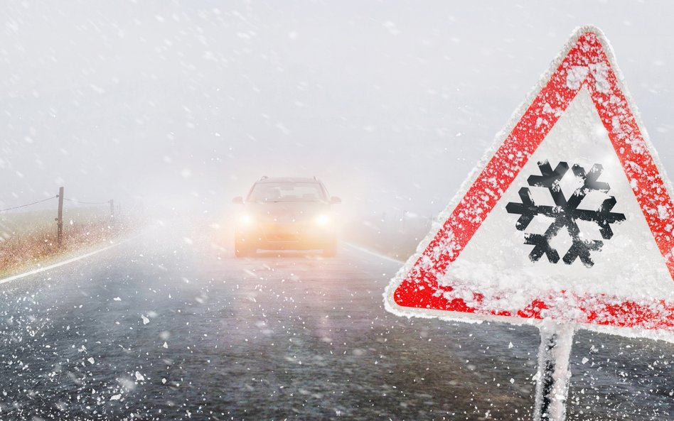 Uwaga na intensywne opady śniegu. Ostrzeżenia IMGW