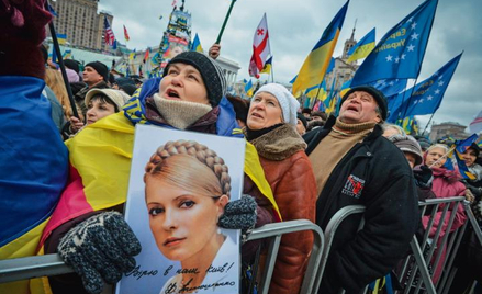 Julię Tymoszenko protesty zastały w więzieniu. Gdy zjawiła się na Majdanie, tłumów nie porwała.