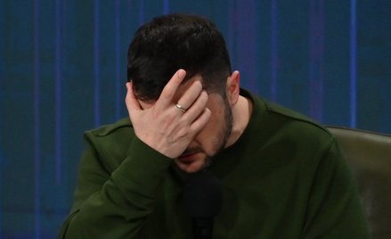 Prezydent Ukrainy Wołodymir Zełenski