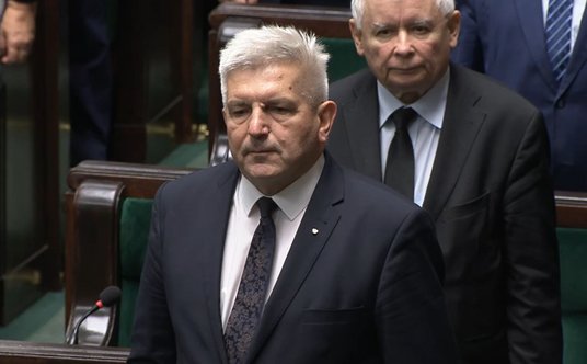 Krzysztof Głuchowski podczas ślubowania w Sejmie