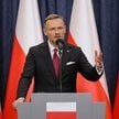 Szef Kancelarii Prezydenta RP Zbigniew Bogucki podczas konferencji prasowej w Pałacu Prezydenckim w 
