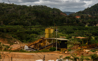 Kopalnia i przetwórnia złota w El Callao w Wenezueli