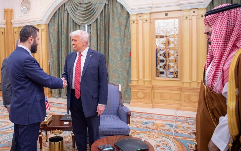 Donald Trump spotkał się z prezydentem Syrii