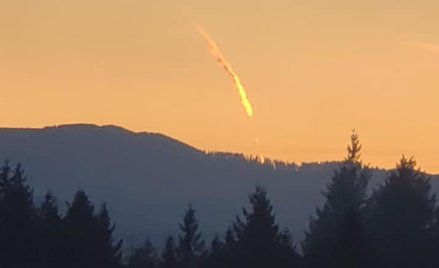 USA: Policja bada sprawę kuli ognia, która spadła z nieba