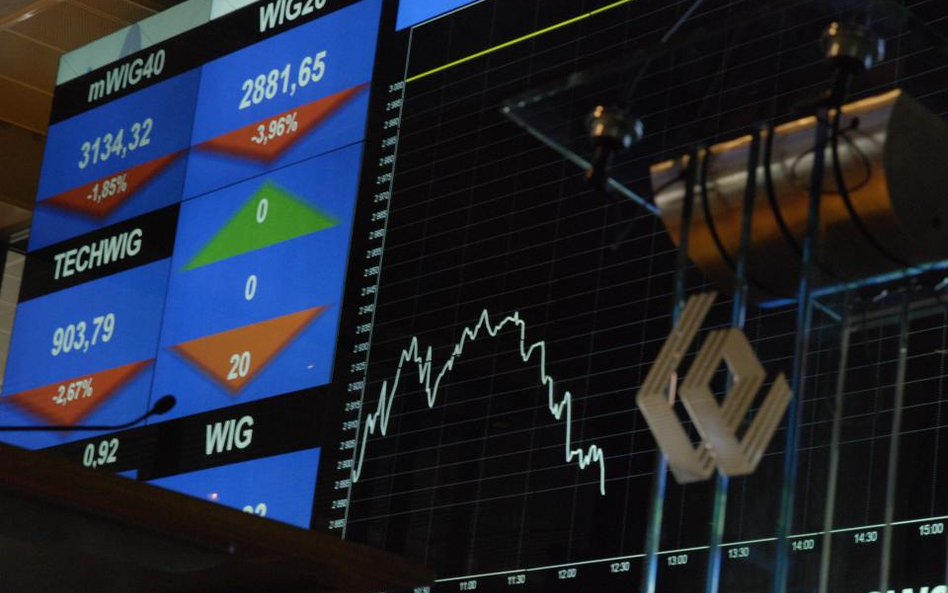 Mało efektowne odbicie na GPW