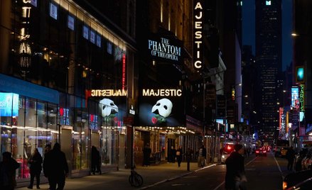 „Upiór w operze” – na Broadway pustka