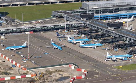 Lotnisko Schiphol w Amsterdamie