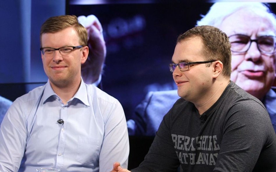 Tomasz Jaroszek, twórca bloga Doradca TV i Przemysław Gerschmann, redaktor naczelny Equity Magazine