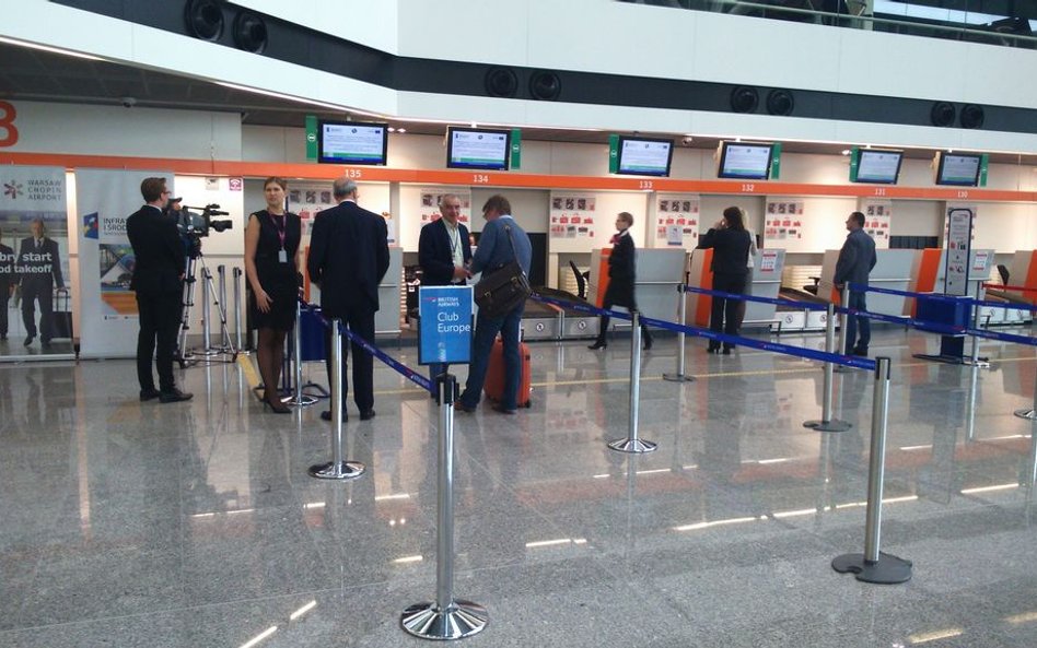 Do nowej części terminala przeniesiono odprawy m.in. British Airways