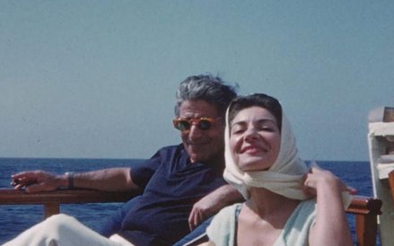 Maria Callas z Aristotelisem Onasisem