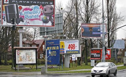 Reklamy w miastach są wszechobecne