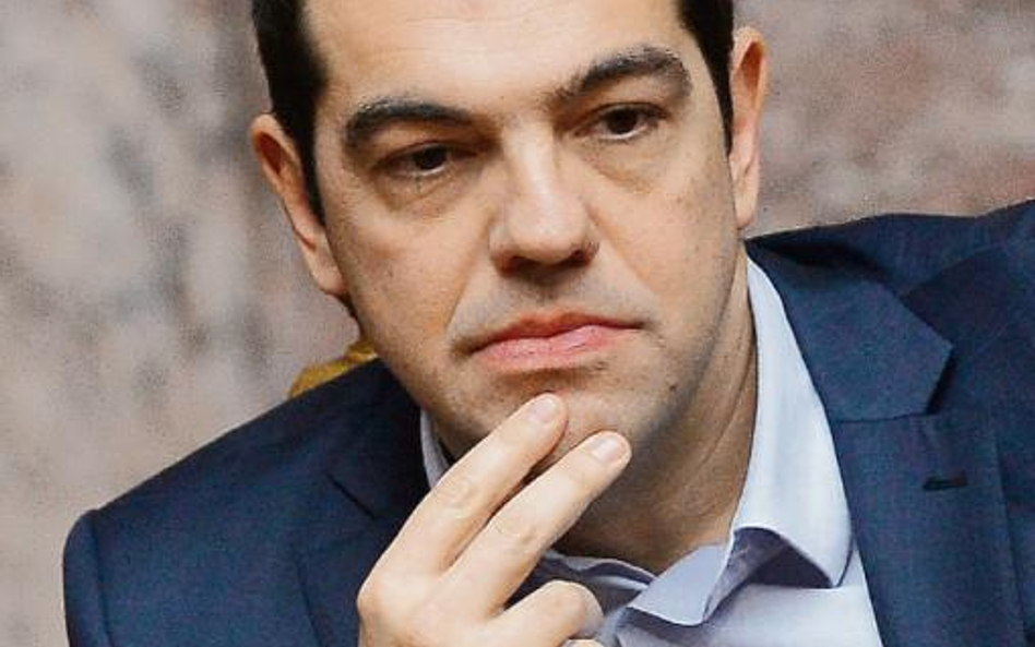 Aleksis Cipras, grecki premier.