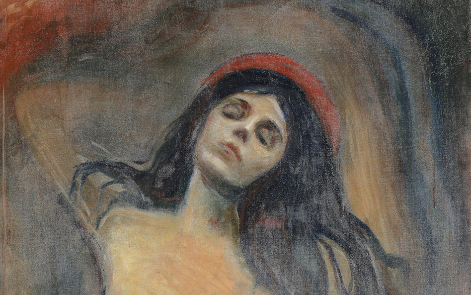 Edvard Munch, „Madonna”(pierwotnie: „Kobieta kochająca”), obraz z 1894 r.