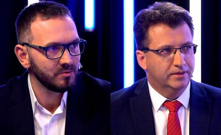 Od lewej: Tomasz Matras, dyrektor biura rynku akcji, TFI PZU, oraz Jarosław Niedzielewski, dyrektor 