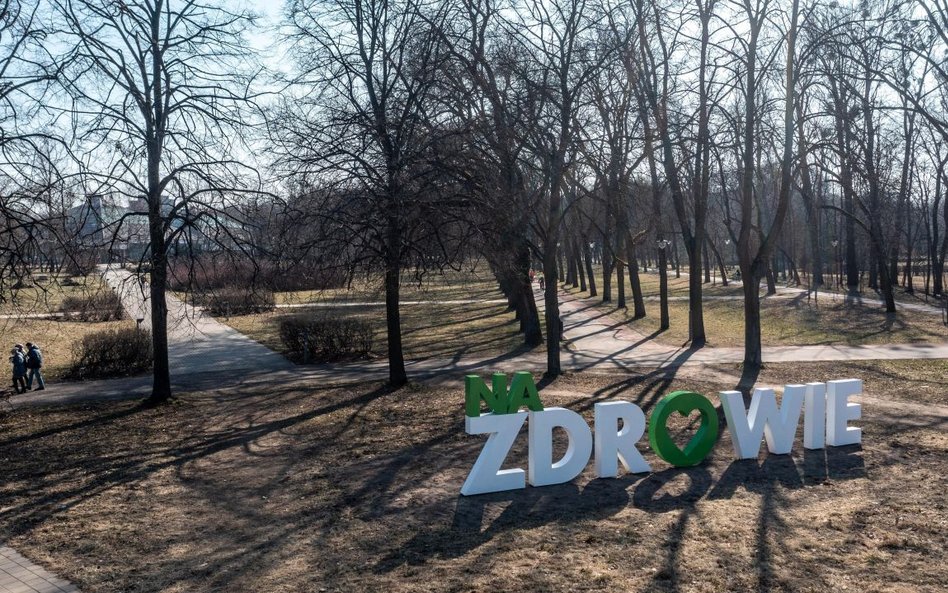 Zabytkowy i największy w Łodzi park im. Józefa Piłsudskiego, potocznie zwany Parkiem na Zdrowiu