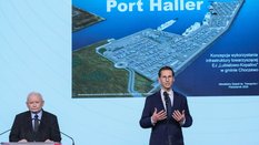 Jarosław Kaczyński i poseł PiS Kacper Płażyński