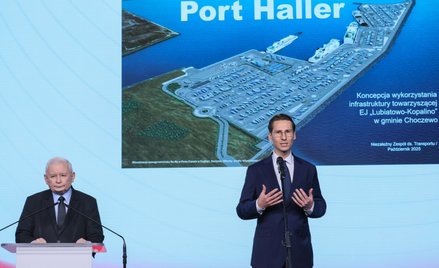 Jarosław Kaczyński i poseł PiS Kacper Płażyński