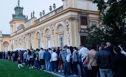Tłumy chętnych w poprzednim roku w Wilanowie