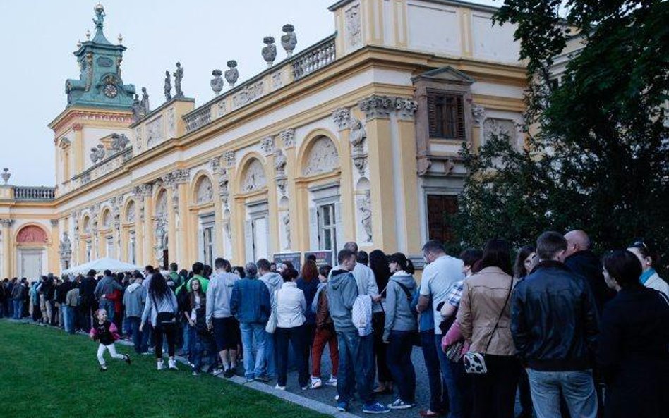 Tłumy chętnych w poprzednim roku w Wilanowie