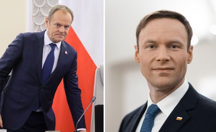 Donald Tusk i Marcin Mastalerek