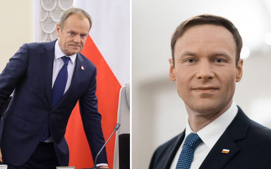 Donald Tusk i Marcin Mastalerek