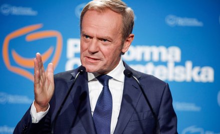 Donald Tusk, przewodniczący Platformy Obywatelskiej