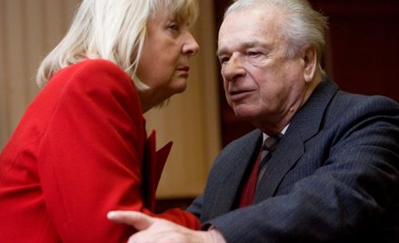 Gen. Czesław Kiszczak i jego żona Maria. Zdjęcie z 2009 roku