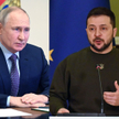 Władimir Putin i Wołodymyr Zełenski