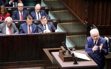 W Sejmie w trakcie wystąpienia szefa MSZ nie było prezesa PiS Jarosława Kaczyńskiego. – Losy ministr