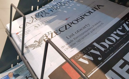 Środowe wydania ogólnopolskich dzienników