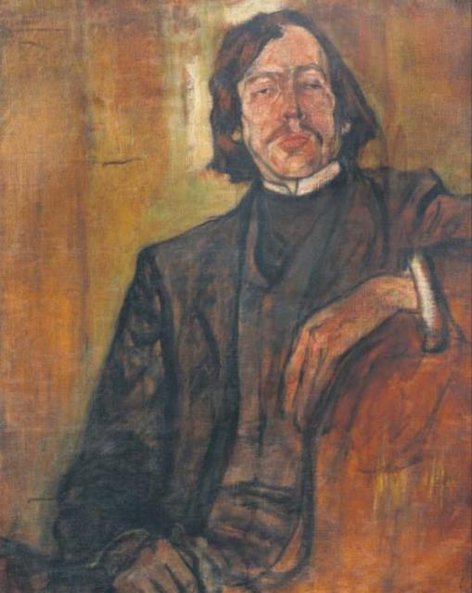 Leopold Gottlieb sportretował prawdopodobnie malarza Mieczysława Jakimowicza.