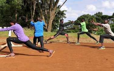 Trening kenijskich lekkoatletów