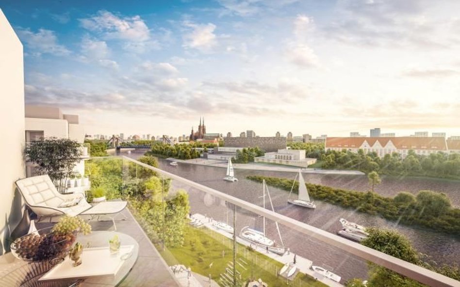 Marina Miasto – widok z nowego mieszkania