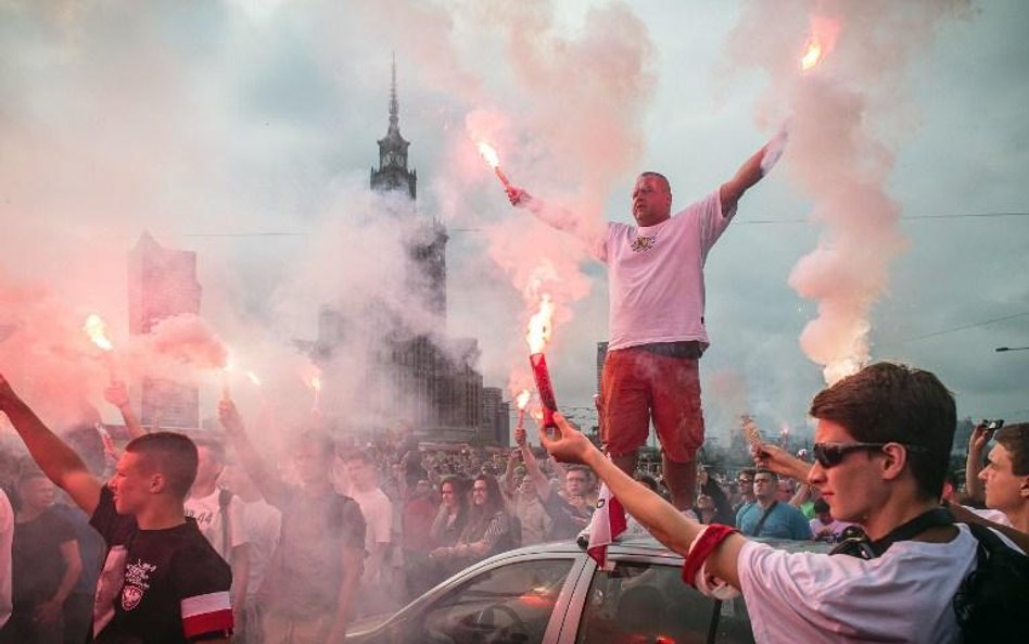 Demonstracja narodowców w rocznicę wybuchu powstania