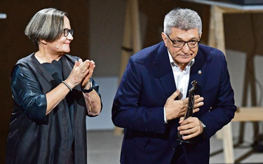 Aleksander Sokurow i Agnieszka Holland na gali wręczenia Eropejskich Nagród Filmowych, Berlin grudzi