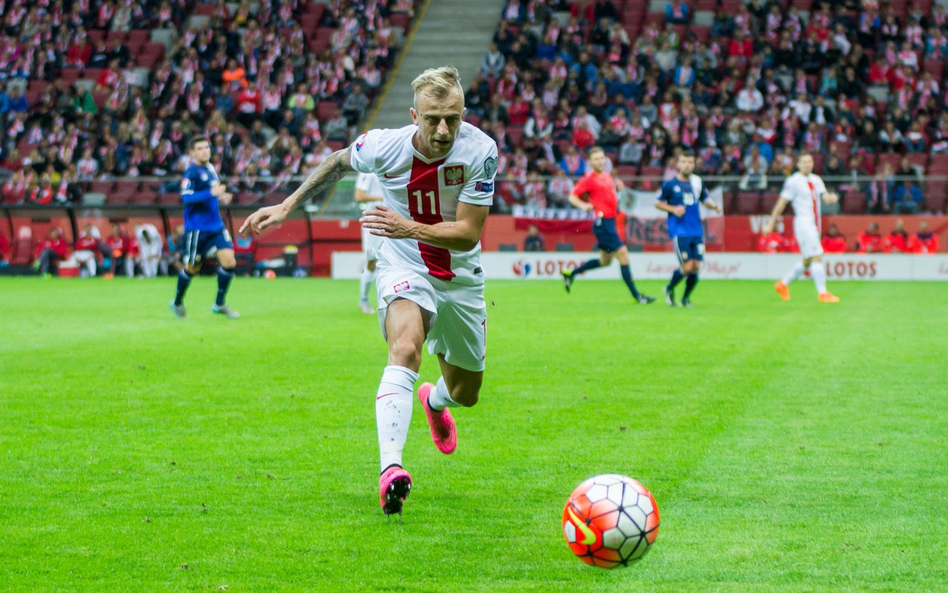 Kamil Grosicki – jeden z najlepiej zarabiających rezerwowych. Co miesiąc West Bromwich płaci mu równ