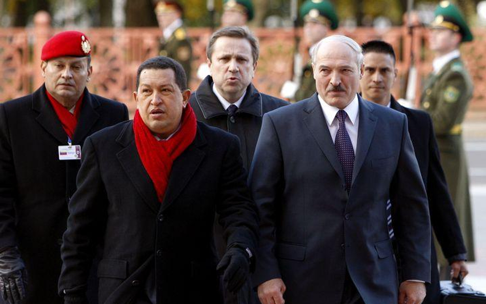 Hugo Chavez i Aleksander Łukaszenko