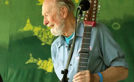 Pete Seeger, muzyk folkowy. Zmarł 27 stycznia 2014 roku.