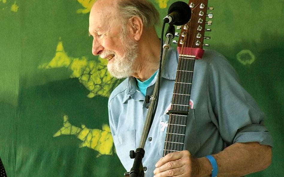 Pete Seeger, muzyk folkowy. Zmarł 27 stycznia 2014 roku.