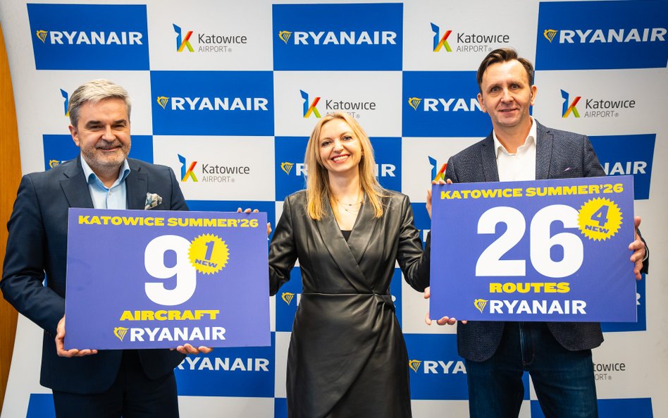 Ryanair ogłosił dziś największy w historii rekordowy rozkład lotów na lato z Katowic