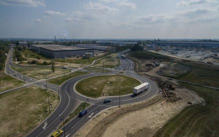 Rondo na osiedlu Bojków w Gliwicach.